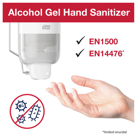 Tork alkoholowy preparat w żelu do higienicznej i chirurgicznej dezynfekcji rąk