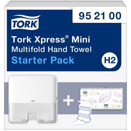 Tork Xpress® mini zestaw startowy do ręczników Multifold w składce wielopanelowej