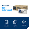 Ściereczki do polerowania Tork W4 białe, do profesjonalnego użytku, wysoka jakość, opakowanie 5 × 125 sztuk, 197478