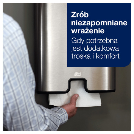 Tork Xpress® ekstramiękki ręcznik Multifold, 4-panelowy (w składce wielopanelowej), biały, H2, Jakość Premium, 21 x 100 listków, 100297