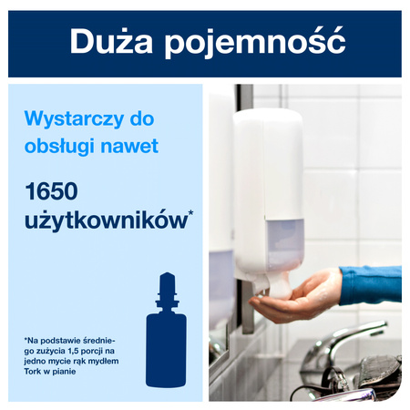 Tork dozownik do mydła i preparatów do dezynfekcji, biały, S4, certyfikat Easy-to-use, linia Elevation, 561500
