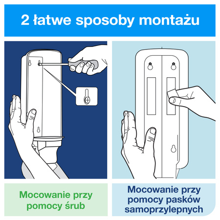 Tork dozownik do mydła i preparatów do dezynfekcji ze stali nierdzewnej S4, nowoczesny design, linia Image, 460010