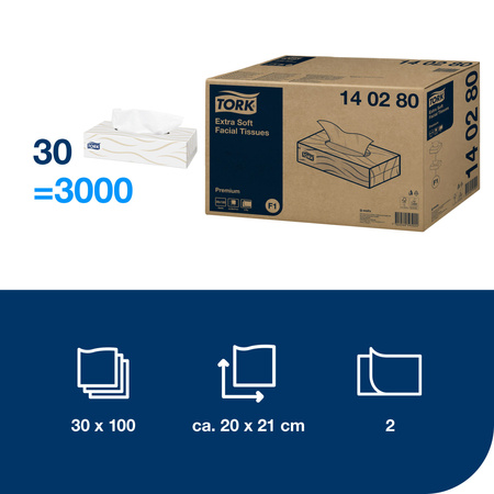 Tork ekstra miękkie chusteczki higieniczne