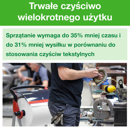 Czyściwo do trudnych zabrudzeń Tork W1 w rolce, białe, 1 × 710 ściereczek, 530104