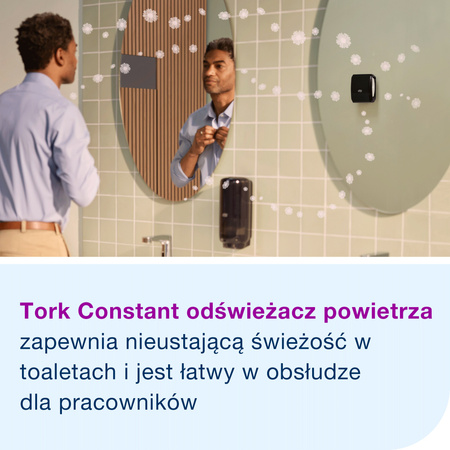 Tork dozownik do odświeżacza powietrza Constant czarny A3, linia Elevation, 256011