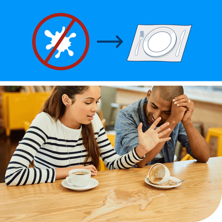 Tork bordowa podkładka papierowa pod nakrycie