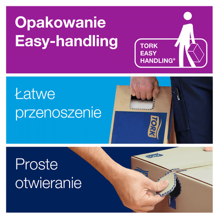 Czyściwo papierowe Tork do lekkich zabrudzeń M1, białe, system centralnego dozowania, 11 rolek, 100130