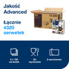 Tork Xpressnap Fit białe serwetki dyspenserowe N14, 2-warstwowe, 6 × 720 serwetek, 15830
