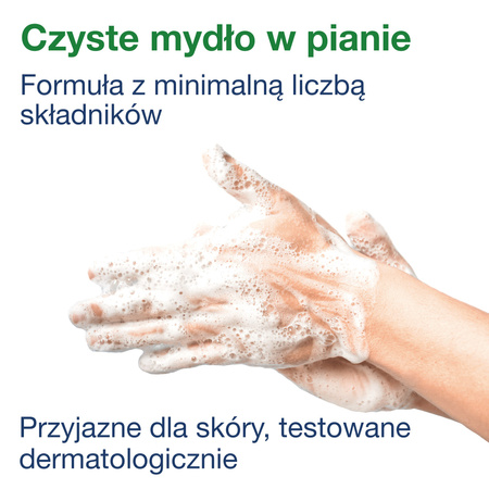 Tork czyste mydło w pianie do rąk mini S5, butelka z plombą higieniczną, 8 × 525 ml, 525202