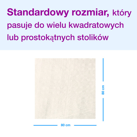 Tork biały tłoczony papierowy obrus