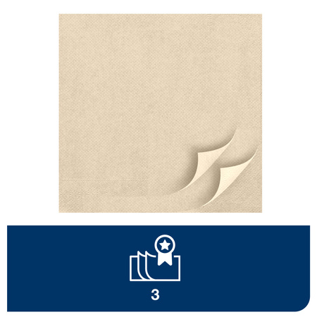 Tork piaskowa miękka serwetka obiadowa