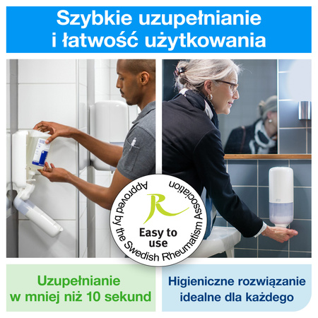 Tork alkoholowy preparat w żelu do higienicznej i chirurgicznej dezynfekcji rąk