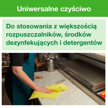 Ściereczki wielorazowe Tork W8, żółte, wielozadaniowe, 8 × 40 ściereczek, 194650
