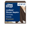 Tork kakaowa serwetka obiadowa Premium LinStyle®