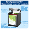 Tork Xpressnap Fit - dozownik do serwetek na stolik czarny N14, dozowanie odcinek po odcinku, 14,1 cm × 11,3 cm × 17 cm, 272900