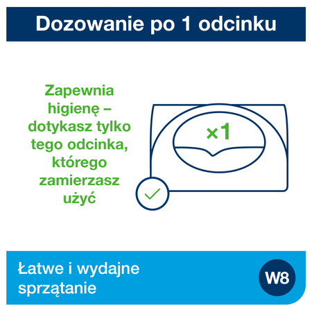 Dozownik Tork W8 do czyściw w małych opakowaniach, naścienny, linia Performance, 655100