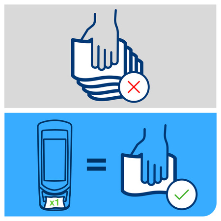 Tork Xpressnap® dozownik do serwetek w składce, pionowy