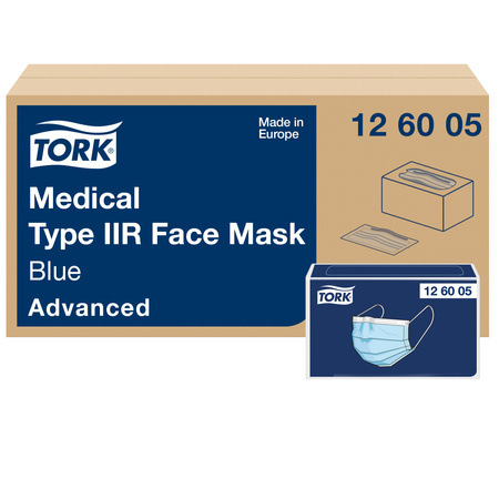 Tork maseczka medyczna typu IIR, niebieska