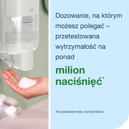 Tork mini dozownik do mydła i środków dezynfekujących biały S5, wkłady w pianie, płynie, żelu i balsamie, linia Elevation, 565200