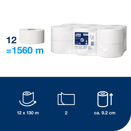 Tork papier toaletowy mini jumbo Advanced