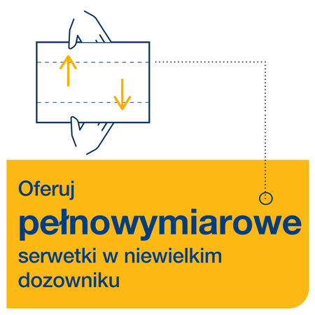 Tork Xpressnap Fit naturalne serwetki dyspenserowe N14, 2-warstwowe, 6 × 720, 12830