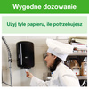Czyściwo papierowe do średnich zabrudzeń Tork M2, Plus, niebieskie, system centralnego dozowania, 6 × 450 odcinków, 128207