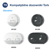 Papier toaletowy Tork SmartOne® Mini T9, biały, Advanced, dwuwarstwowy, 16 × 620 listków, 472193