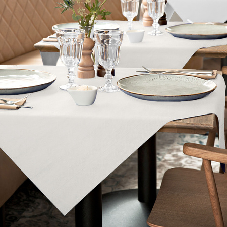 Tork biały tłoczony papierowy obrus