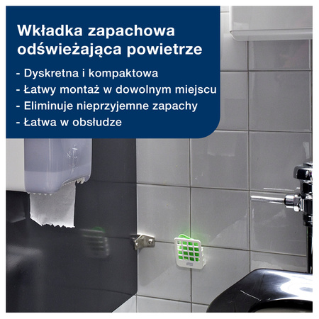 Wkładki odświeżające powietrze Tork A2 o zapachu cytrusowym, łatwy montaż, 20 wkładek, 236014
