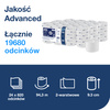 Tork OptiServe® papier toaletowy bez gilzy biały T7, Advanced, 2-warstwowy, 24 × 820 odcinków, 472630