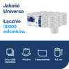 Tork OptiServe® papier toaletowy bez gilzy biały T7, Universal, 1-warstwowy, 24 × 1250 odcinków, 472620