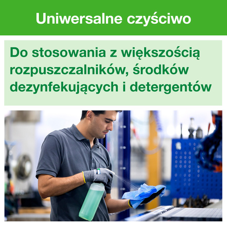 Ściereczki wielorazowe Tork W8, niebieskie, wielozadaniowe, 8 × 40 ściereczek, 194450