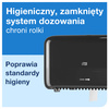 Tork OptiServe® dozownik do 2 rolek papieru toaletowego bez gilzy czarny T7, poziomy, linia Elevation, 558048