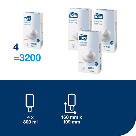 Tork luksusowe mydło w pianie