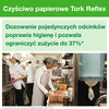Czyściwo papierowe M4 Tork Reflex™, białe, wielozadaniowe, 6 × 857 odcinków, 473242