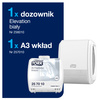 Tork zestaw startowy z odświeżaczem powietrza Constant biały A3, linia Elevation, dozownik i wkład o zapachu wiosennej bryzy, 976000