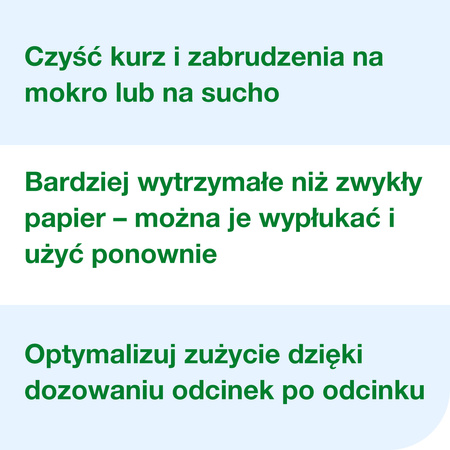 Tork czyściwo włókninowe do lekkich zabrudzeń, białe W4, czyszczenie na mokro lub na sucho, 4 × 120 odcinków, 500479